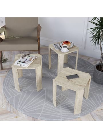 Scandinavia Concept Bijzettafelset ''Azra'' crème