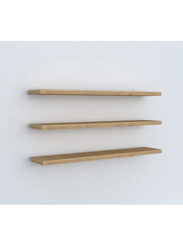 Scandinavia Concept 3er-Set: Wandregale "Boss" in Natur - (B)60 x (H)1,8 x (T)14,5 cm