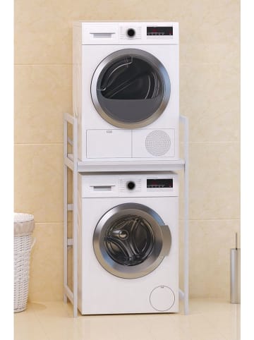 Scandinavia Concept Wasmachinekast wit - (B)70 x (H)116 x (D)60 cm