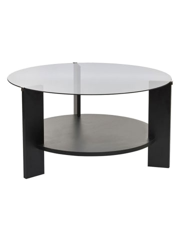 Scandinavia Concept Couchtisch "Clara" in Schwarz - (H)40 x Ø 75 cm