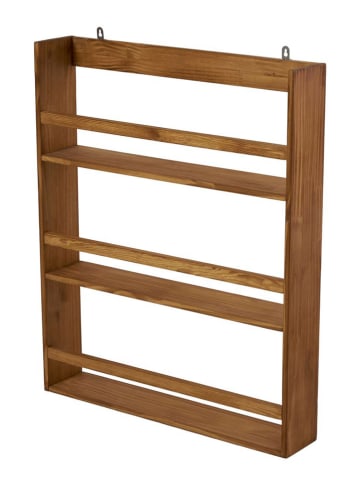 Scandinavia Concept Wandregal in Hellbraun - (B)73 x (H)90 x (T)14 cm