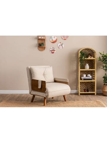 Scandinavia Concept Sofa "Cosmo Single" in Creme - (B)77 x (H)82 x (T)70 cm