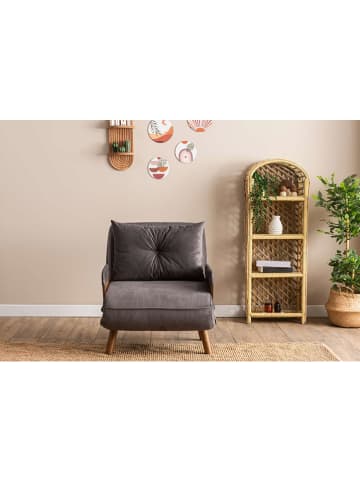 Scandinavia Concept Sofa "Cosmo Single" w kolorze szarym - 77 x 82 x 70 cm