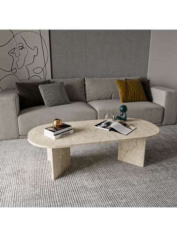 Scandinavia Concept Ława w kolorze kremowym - 120 x 40 x 55 cm