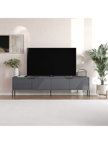 Scandinavia Concept TV-Kommode "Dore" in Anthrazit - (B)180 x (H)45 x (T)30 cm