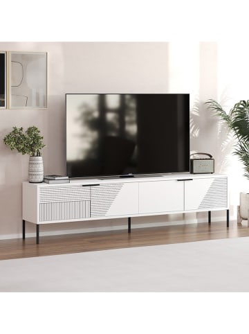 Scandinavia Concept TV-ladekast "Dore" wit - (B)180 x (H)45 x (D)30 cm