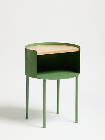 Scandinavia Concept Stolik "Espen" w kolorze zielonym - wys. 56 x Ø 40 cm