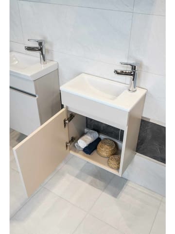 Scandinavia Concept 2-delige set: wastafelonderkast beige
