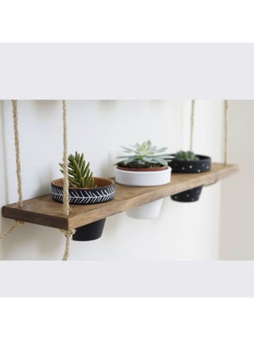 Scandinavia Concept Regał w kolorze jasnobrązowym na kwiaty - 60 x 13 x 1,3 cm