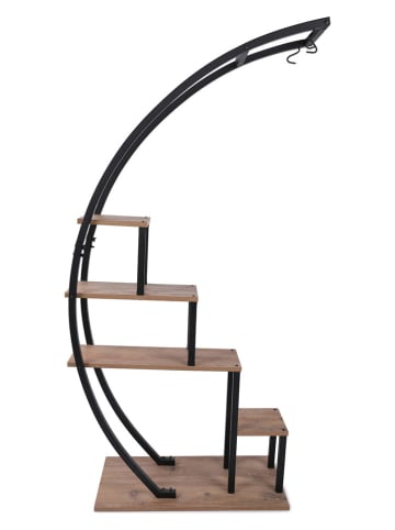 Scandinavia Concept Blumenregal in Hellbraun - (B)85 x (H)180 x (T)35 cm