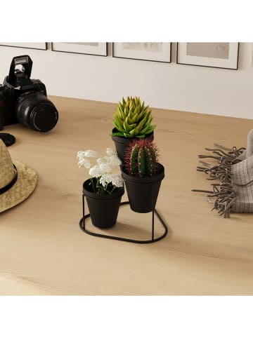 Scandinavia Concept Bloemenrek zwart - (B)19 x (H)20 x (D)19 cm