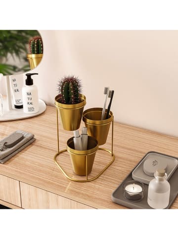 Scandinavia Concept Blumenständer in Gold - (B)19 x (H)20 x (T)19 cm