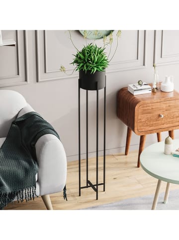 Scandinavia Concept Blumenständer in Schwarz - (H)108 x Ø 20 cm