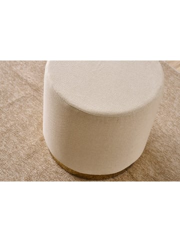 Scandinavia Concept Poef "Göcek" crème - (H)40 x Ø 40 cm