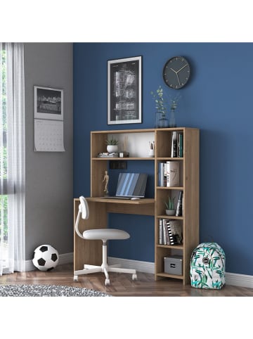 Scandinavia Concept Bureau eikenkleurig - (B)113 x (H)142 x (D)40 cm