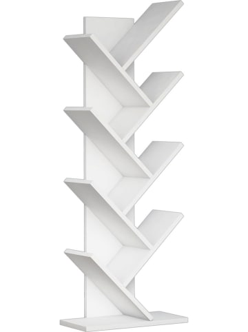 Scandinavia Concept Boekenkast "Hitit" wit - (B)46 x (H)128,5 x (D)22 cm