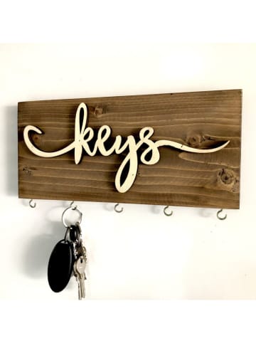 Scandinavia Concept Sleutelhouder bruin - (B)40 x (H)14 cm