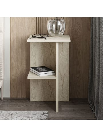 Scandinavia Concept Stolik nocny "Leray" w kolorze beżowym - 36 x 60 x 36 cm