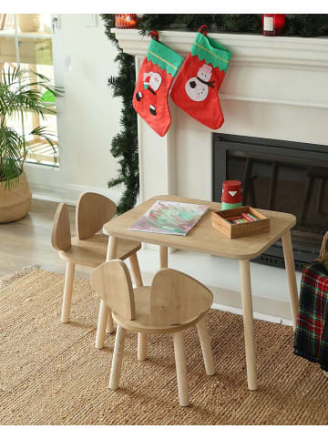 Scandinavia Concept 3-delige set: kinderzitgroep "Mickey" lichtbruin