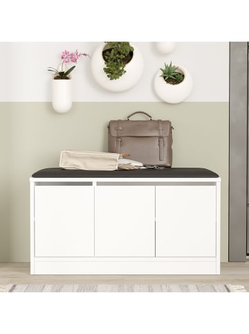 Scandinavia Concept Schoenenkast "MR2" wit - (B)89,5 x (H)46 x (D)35,5 cm