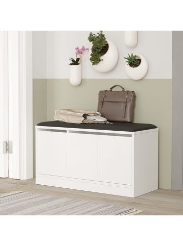 Scandinavia Concept Schoenenkast "MR2" wit - (B)89,5 x (H)46 x (D)35,5 cm