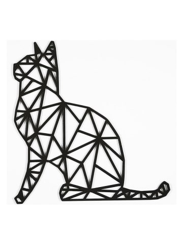 Scandinavia Concept Wanddekor in Schwarz - (B)46 x (H)48 cm