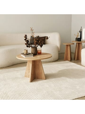 Scandinavia Concept Couchtisch "Mushroom" in Eiche - (H)40 x Ø 60 cm