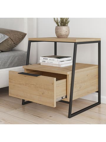 Scandinavia Concept Nachtkastje "Pal" eikenkleurig - (B)45 x (H)50 x (D)41 cm