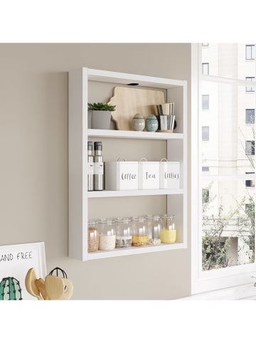 Scandinavia Concept Wandregal in Weiß - (B)43 x (H)60 x (T)9 cm