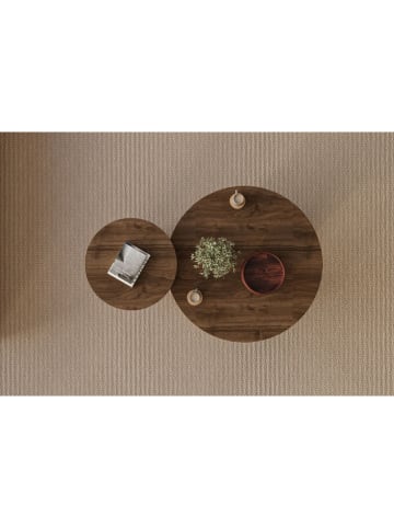 Scandinavia Concept 2-delige set: salontafels bruin/beige