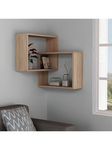 Scandinavia Concept Hoekkast "Ring" eikenkleurig - (B)60 x (H)68 x (D)68 cm