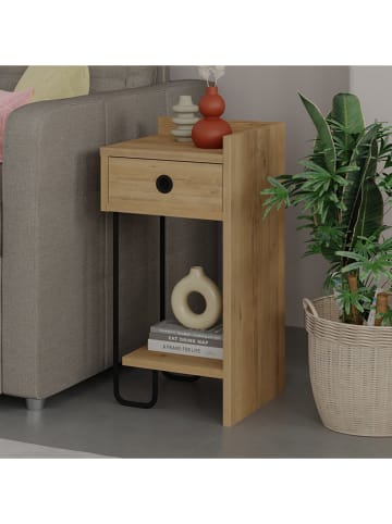 Scandinavia Concept Nachtkastje eikenhoutkleurig - (B)32 x (H)61 x (D)30 cm