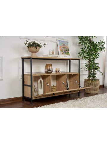 Scandinavia Concept Konsole in Hellbraun/ Schwarz - (B)120 x (H)77 x (T)29,5 cm