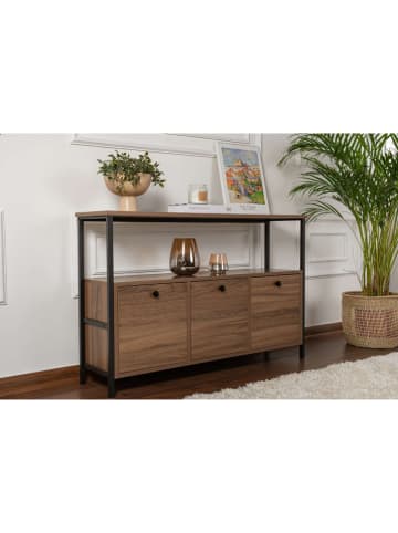 Scandinavia Concept Console bruin/zwart - (B)120 x (H)77 x (D)29,5 cm