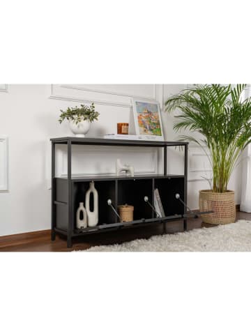 Scandinavia Concept Konsole in Schwarz - (B)120 x (H)77 x (T)29,5 cm