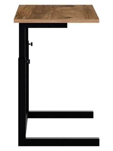 Scandinavia Concept Stolik "Spa-657-4060S" w kolorze czarno-jasnobrązowym - 60 x 40 cm