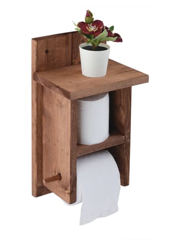 Scandinavia Concept Toiletrolhouder bruin - (B)35 x (H)19 x (D)8 cm