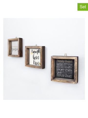 Scandinavia Concept 3-delige set: ingelijste kunstdrukken - (B)15 x (H)15 cm