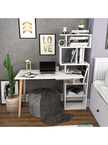 Scandinavia Concept Bureau "Vina" wit - (B)133 x (H)146,4 x (D)55 cm