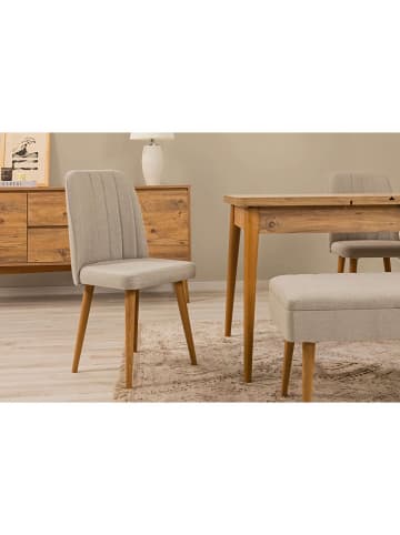 Scandinavia Concept Krzesło "Vina" w kolorze kremowym - 47 x 90 x 44 cm