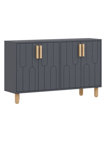 Scandinavia Concept Konsole "Vincent" in Anthrazit - (B)120 x (H)73,6 x (T)29,6 cm