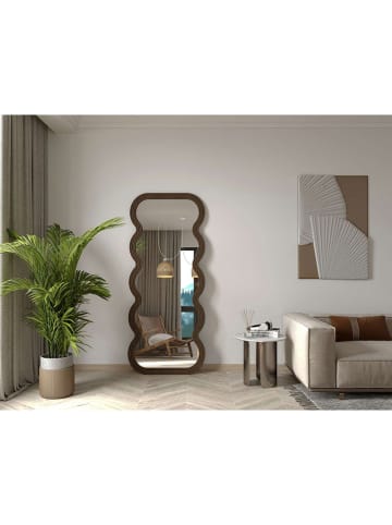 Scandinavia Concept Spiegel "Wave" in Braun - (B)70 x (H)170 cm