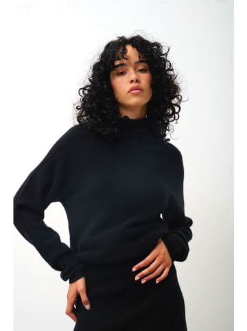 AUTHENTIC CASHMERE Kaschmir-Rollkragenpullover in Schwarz