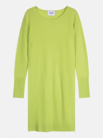 AUTHENTIC CASHMERE Kasjmieren jurk "Armet" lichtgroen