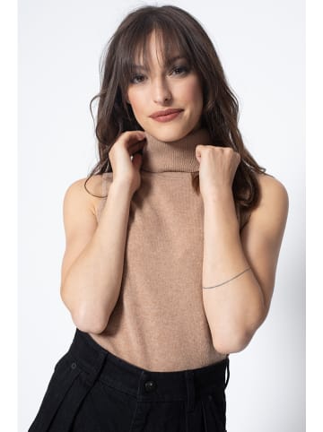 AUTHENTIC CASHMERE Kaschmir-Pullunder "Capucin" in Beige