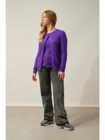 AUTHENTIC CASHMERE Kasjmieren vest "Caron" paars