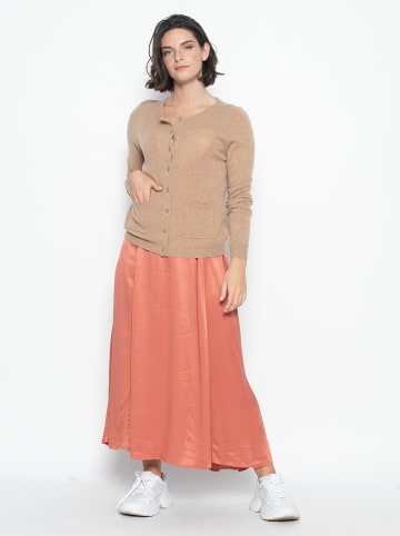 AUTHENTIC CASHMERE Kaszmirowy kardigan "Caron" w kolorze beżowym