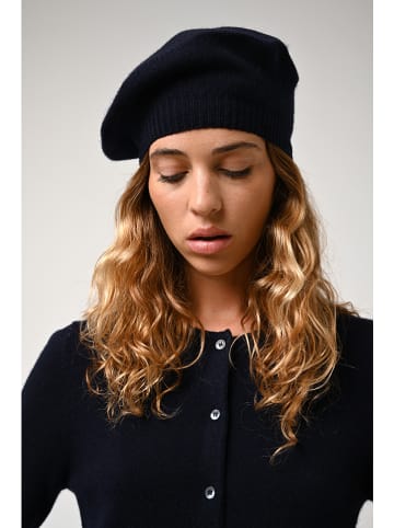 AUTHENTIC CASHMERE Kaszmirowy kardigan "Caron" w kolorze granatowym