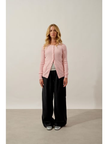 AUTHENTIC CASHMERE Kasjmieren vest "Caron" lichtroze