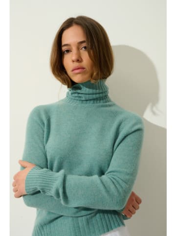AUTHENTIC CASHMERE Kaschmir-Rollkragenpullover "Cassy" in Türkis